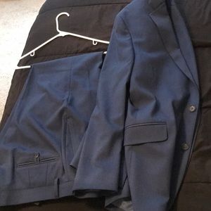 A Navy Blue Suit